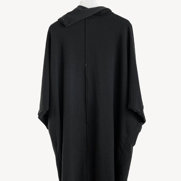 Crea Concept AW/18 Dark Charcoal Jersey Asymmetrical Zip Coatigan - Picture 3 of 12